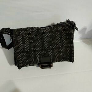 Fendi Black and Gray Crossbody Bag- sold! Not for sale